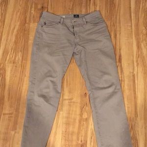 AG Khaki Graduate Tailored Leg pants- super soft